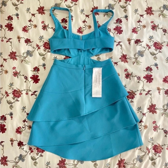 NWT Bcbg Maxazria Hannah ruffle cutout dress - Picture 5 of 7